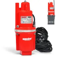 HECHT Pompa a membrana 3166 | 600 W | 1400 l/h | 70 m di prevalenza | DN 125 | Cavo di alimentazione da 10 m