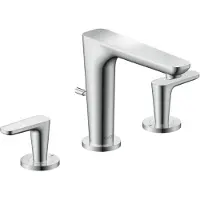 Axor hansgrohe Citterio C robinetterie de lavabo 3 trous 125, avec vidage à tirette, 49060000, 49060000