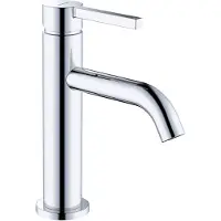 Kludi Mitigeur monocommande de lavabo NOVA FONTE PURA, montage monotrou, hauteur de bec 100 mm, sans kit de vidage, 200260515, 200260515