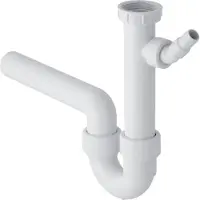 Geberit Scarico prefabbricato in PP d50 mm x G1 1/2 bianco, 1 pezzo.