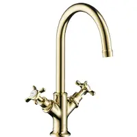 Hansgrohe AXOR Montreux Mélangeur lavabo 2 poignées 210, garniture de vidage à tirette, 16502000, 16502000