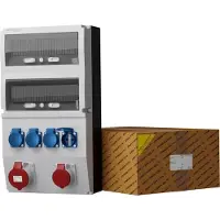 Doktorvolt Distributore di potenza eXT 32A 16A 4x230V Distributore di potenza da cantiere 2322