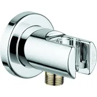 GROHE Wandanschlußbogen Relexa plus 1/2 , mit Wandbrausehalter verchromt
