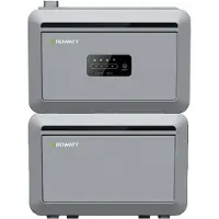 Growatt NEXA 2000 Tutto in uno (2048WH) con 1 batteria di estensione, facile installazione, stazioni di alimentazione da balcone, IP66