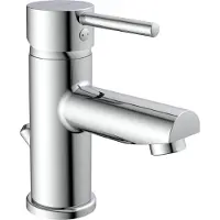 Schutte ATLANTA, miscelatore per lavabo con tirante, rubinetto da bagno con scarico a scomparsa per lavabo, miscelatore per lavabo