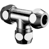 Schell Raccordo a T 12 mm cromato, 1 pz.