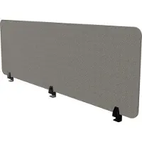 Assmann Parete divisoria per scrivania VITECO 160 cm Sesame Nero Grigio, 160x56 cm