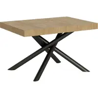 Itamoby - Tavolo allungabile 130/234x90 cm Famas quercia natura gambe antracite