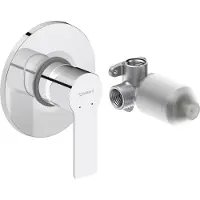 Duravit D-Code Mitigeur monocommandé encastré, rosace ronde, DC4210007010, DC4210007010