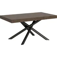 Itamoby - Tavolo allungabile 160/264x90 cm Famas noce gambe antracite