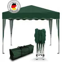 Kronenburg Gazebo pieghevole 3x3 m - Impermeabile, protezione UV 50+, senza pareti laterali, verde