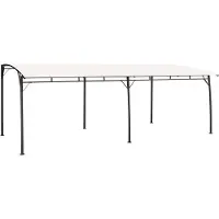 Syfax Tenda Parasole da Giardino 6x3x2,55 m Crema