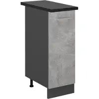 Vicco Armadio cucina dispensa alto R-Line Calcestruzzo 30 cm , PL Antracite, Model 53812