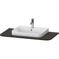 Duravit Console Happy D.2 Plus, 1000x550 mm, 1 découpe, pour meuble sous-lavabo HP4941, HP4961, HP4971, HP031E06969, HP031E06969