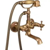 TRIZERATOP Rubinetto da bagno RÉTRO BRONZE Miscelatore per doccia Nostalgie