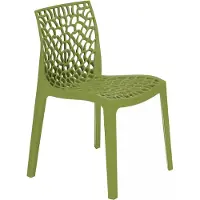 GRANDSOLEIL Sedia Gruvyer in polipropilene – Verde Anice –