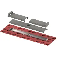 Tece TECEdrainline-evo Caniveaux de douche, caniveaux droits en acier inox, 600802, 600802