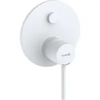 Kludi BOZZ Mitigeur monocommandé encastré pour bain et douche, montage mural, 387595376, 387595376