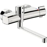 Hansa HANSAclinca Safety Mitigeur de lavabo, sans contact, saillie 286 mm, chromé, 08866202, 08866202