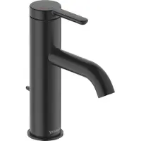 Duravit C.1 Mitigeur monocommandé pour lavabo M, FreshStart, Minusflow, saillie 113mm, avec garniture d'écoulement, C11023001046, C11023001046