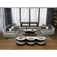 Xl Moebel Gmbh Ledersofa Couch Sofagarnitur 3+2+1 Sitzer Garnitur Design Modern Sofa G8038