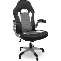 AGA Sedia da gioco Racing MR2050 Nero - Grigio
