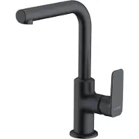 Kludi PURE&STYLE Mitigeur monocommandé pour lavabo, hauteur de bec 220mm, pivotant, sans garniture d'écoulement, 400243975, 400243975