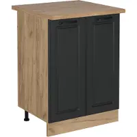 Vicco Mobiletto base cucina R-Line Antracite rustico 60 cm , PL Rovere, Model 54199
