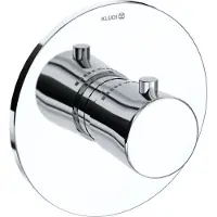 Kludi BALANCE Mitigeur thermostatique encastré, blocage de l'eau chaude à 38°C, chrome, 527390575, 527390575