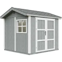 Timbela Capannone da giardino di 5,9 m² - H252x250x294 cm - M913A-CAVERN STEEL