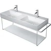 Duravit DuraSquare console en métal 126,5x45,1cm, pour lavabo 235312, montage mural, 0031181000, 0031181000