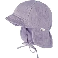 Maximo Kid's Mini Schildmütze Musselin Cappellino Bambini (45 cm, lilla/fuchsia)