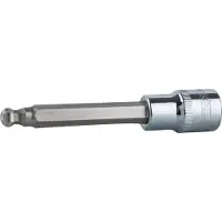 Ks Tools 1/2" CHROMEplus bit esagono incassato testa sferica lunga19 mm - 918.1779