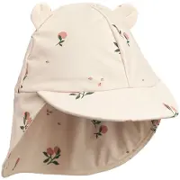 Liewood Kid's Senia Sun Hat with Ears Cappellino Bambini (45-48 cm - 6-9 Months, bianco/beige)