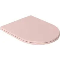 Hak INFINITY WC-Sitz SLIM, chiusura ammortizzata, facile da rimuovere, rosa salmone