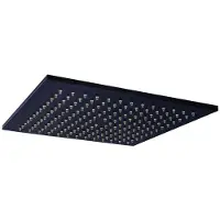 Paffoni Level - Soffione doccia Syncro King, 300x300 mm, nero opaco ZSOF078NO