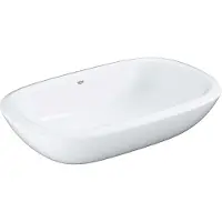 GROHE Eurostyle New - Lavabo da appoggio 50x38 cm, senza sfioratore, PureGuard, HyperClean, bianco alpino 39216000