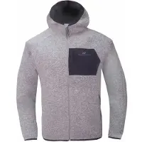 2117 of Sweden Skord Pile Hoodie Giacca in pile Uomo (XL, grigio)