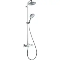 Hansgrohe Showerpipe Raindance Select Wanne Chrom Kopfbrause Raindance Air 1jet 240mm