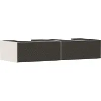 Hansgrohe Xevolos E meuble sous lavabo, 2 tiroirs, 1 découpe au centre, 1370x550x275mm, pour console avec vasque à poser, 54317660, 54317660