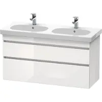 Duravit DuraStyle meuble sous-lavabo suspendu 6486, 2 tiroirs, 1200mm, pour D-Code, DS648602222, DS648602222