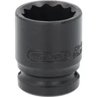 Ks Tools 1/2" presa elettrica a 12 lati corta 22 mm - 515.0922