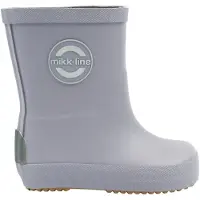 Mikk-Line Kid's Wellies Solid Barefoot Stivali di gomma Bambini (38, grigio)