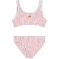Tommy Hilfiger Girls Bralette Set Seersucker Rose Petal Ithaca Taglia: 12-14 | Costumi da Bagno Outlet | Unisex | Rosa