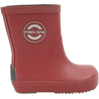 Mikk-Line Kid's Wellies Solid Barefoot Stivali di gomma Bambini (33, rosso)