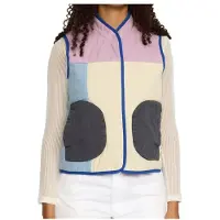 Selfhood Women's Quilted Vest Gilet tempo libero Donna (L, beige)
