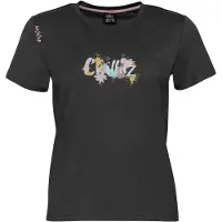 Chillaz Women's Iseo Floral Vibes T-shirt Donna (36, nero)