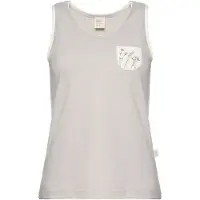Chillaz Women's Karpathos Flower Pocket Top Donna (36, grigio)