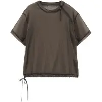 Jeanne Baret Women's Rose Oversize T-Shirt T-shirt Donna (36, marrone)