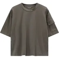 Jeanne Baret Women's Polynesia T-Shirt T-shirt Donna (38, marrone/grigio)